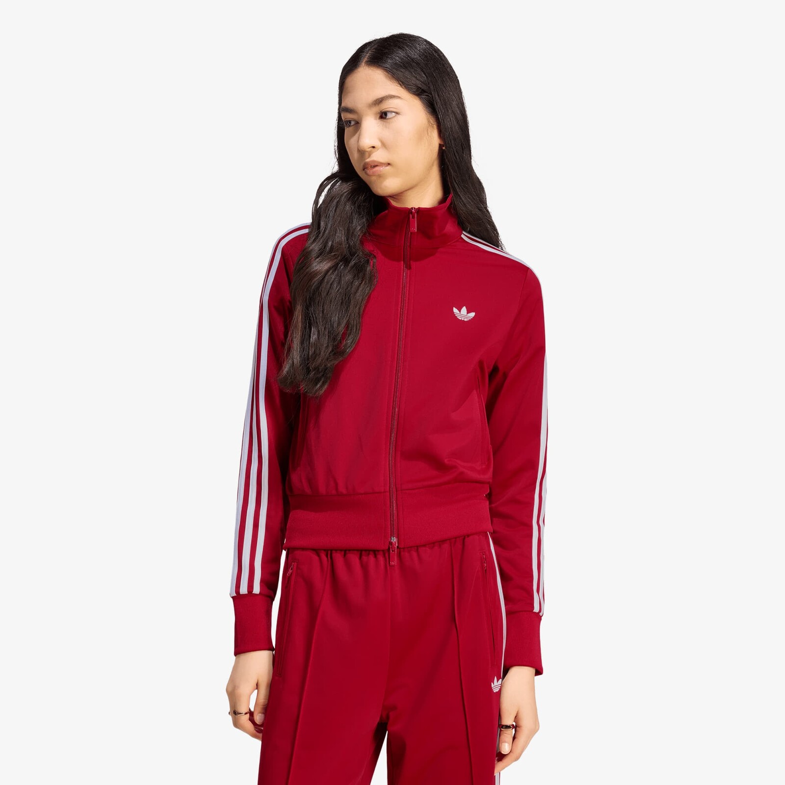 Bunda adidas Firebird Classic Track Jacket Team Victory Red/ White M