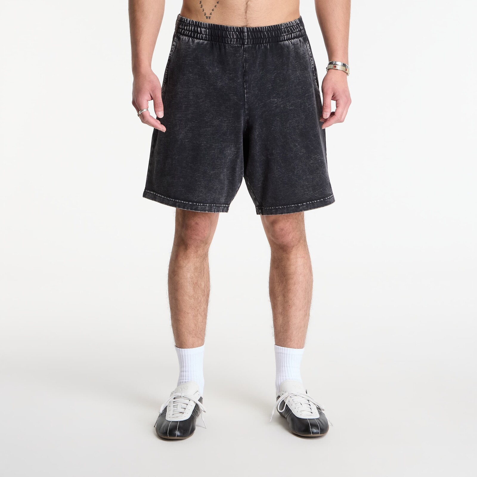 Šortky Dime Classic Jersey Sweatshorts Black Washed M