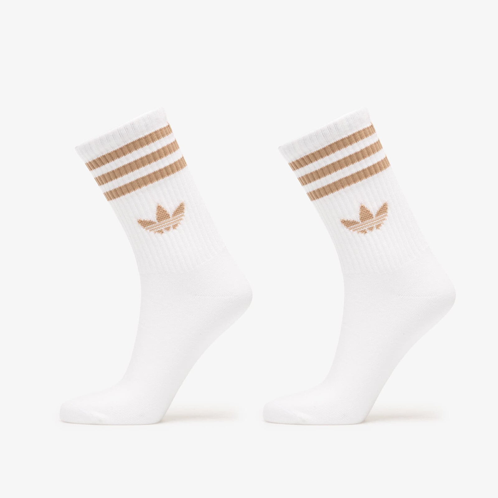 Ponožky adidas 3-Stripes Crew Socks 3-Pack White/ Cardboard XL