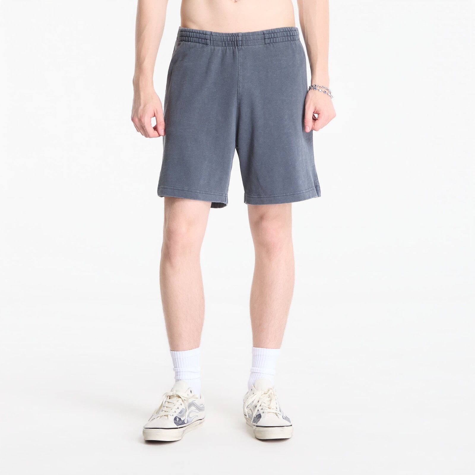 Šortky Carhartt WIP Harper Sweat Short Carbon Garment Dyed L