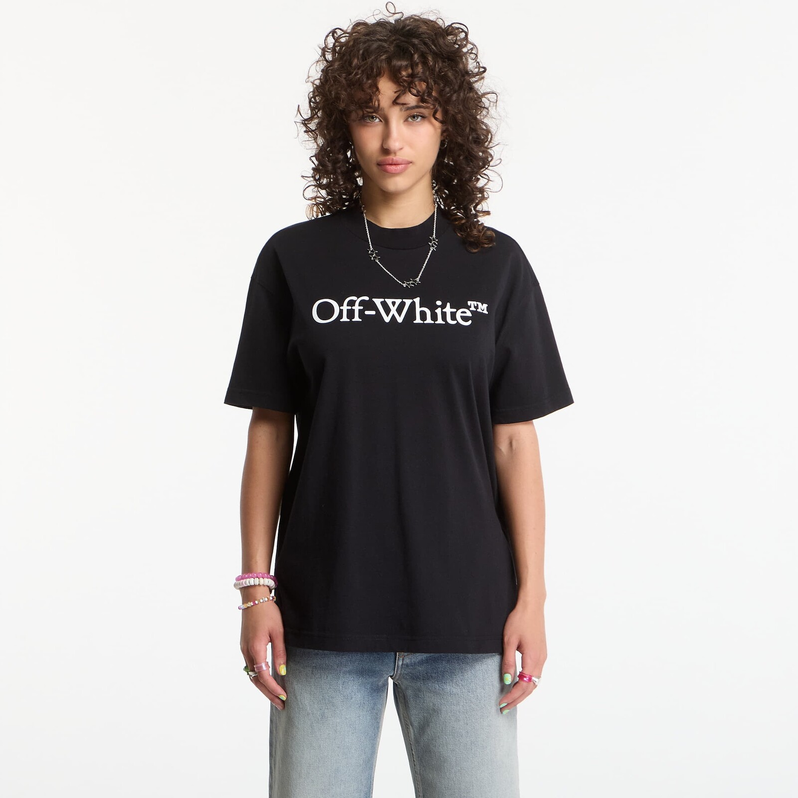Tričko Off-White Big Logo Bookish Regular Tee Black M