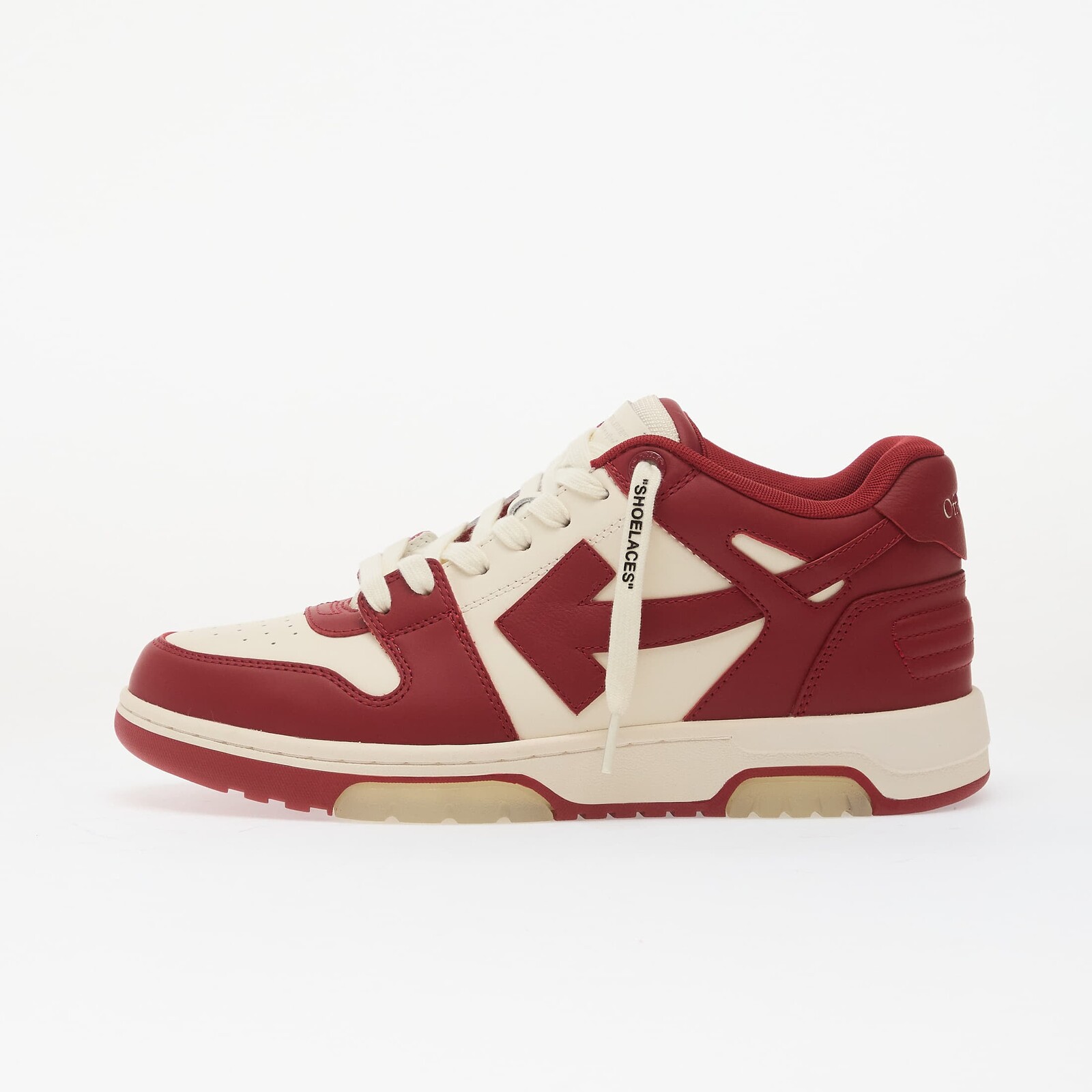 Tenisky Off-White M-Out Of Office Calf Lea-002 Off White - Coral Red EUR 41