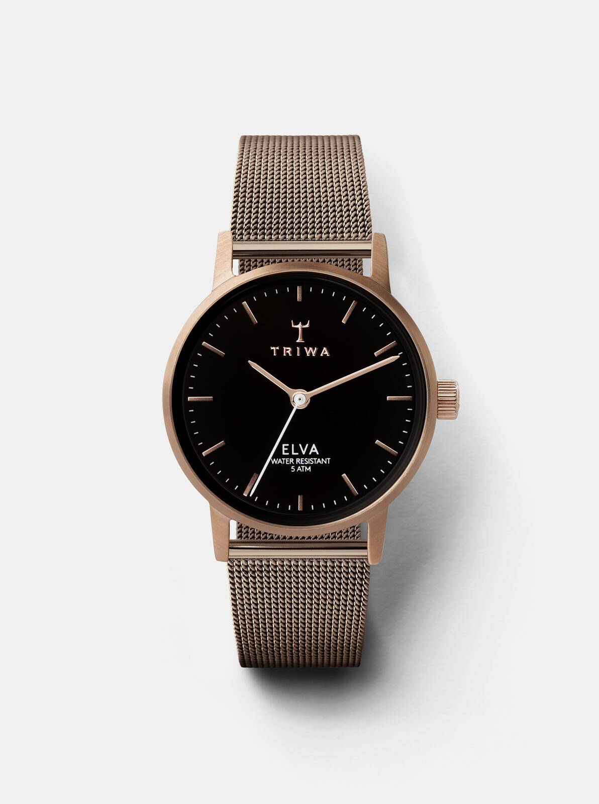 Women's watch with metal belt in pink-gold TRIWA