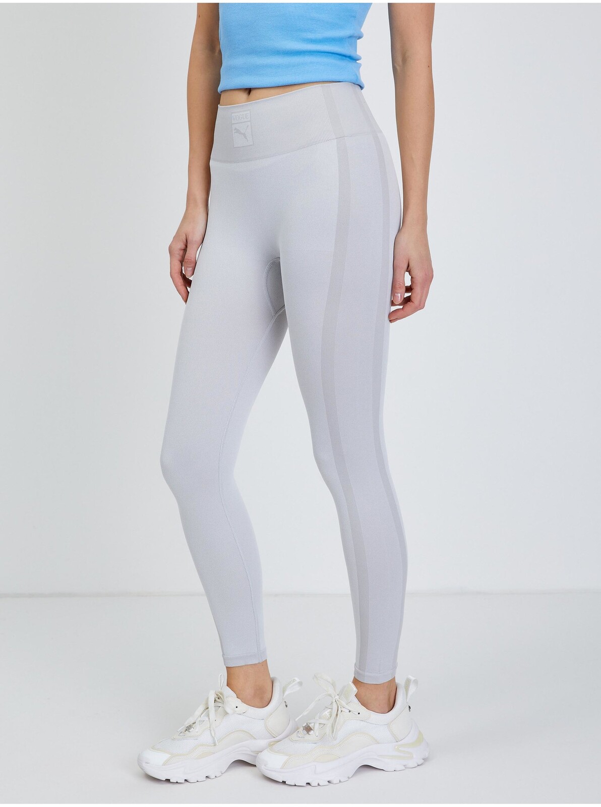Nohavice - Puma x Vogue Leggings Grey Sivá