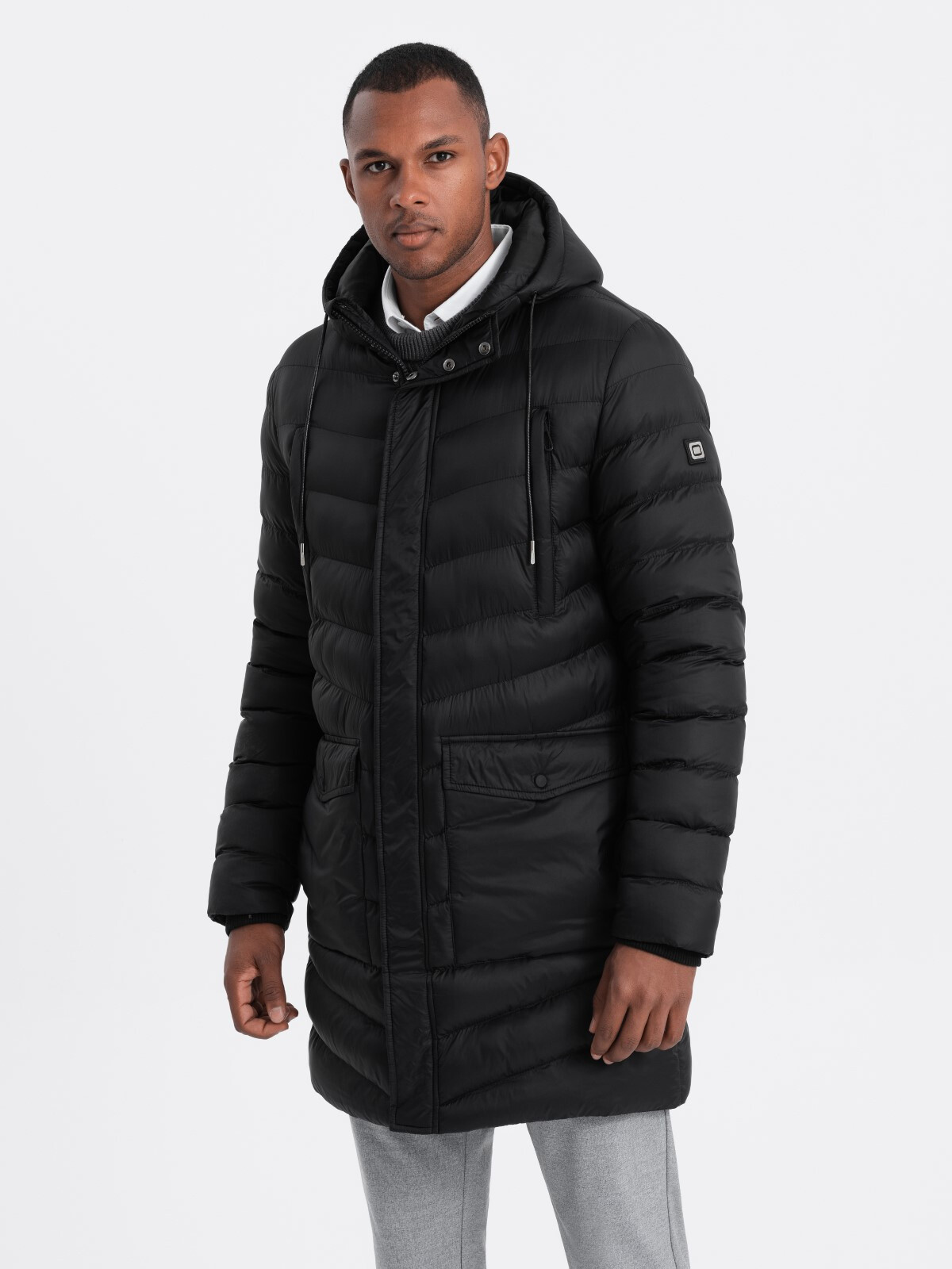 Pánska bunda Ombre C555/navy