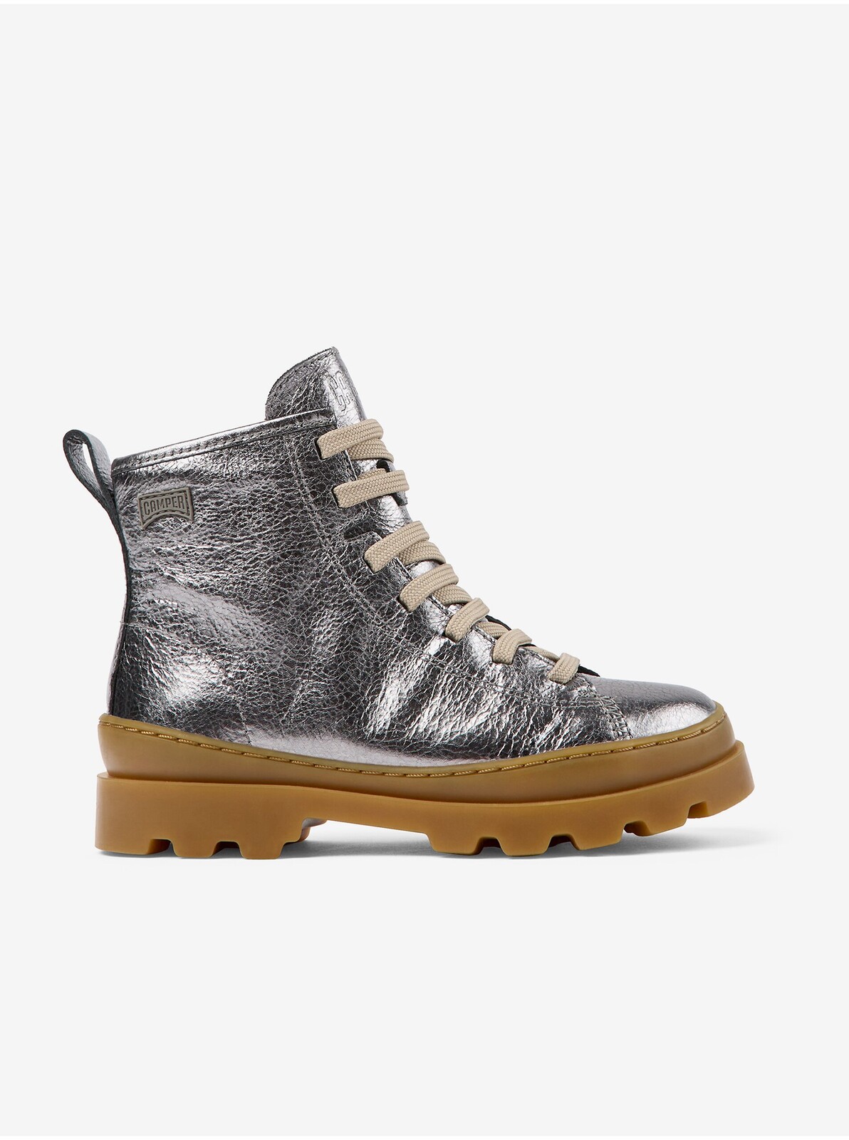 Topánky - Camper Brutus Kids Silver Silver