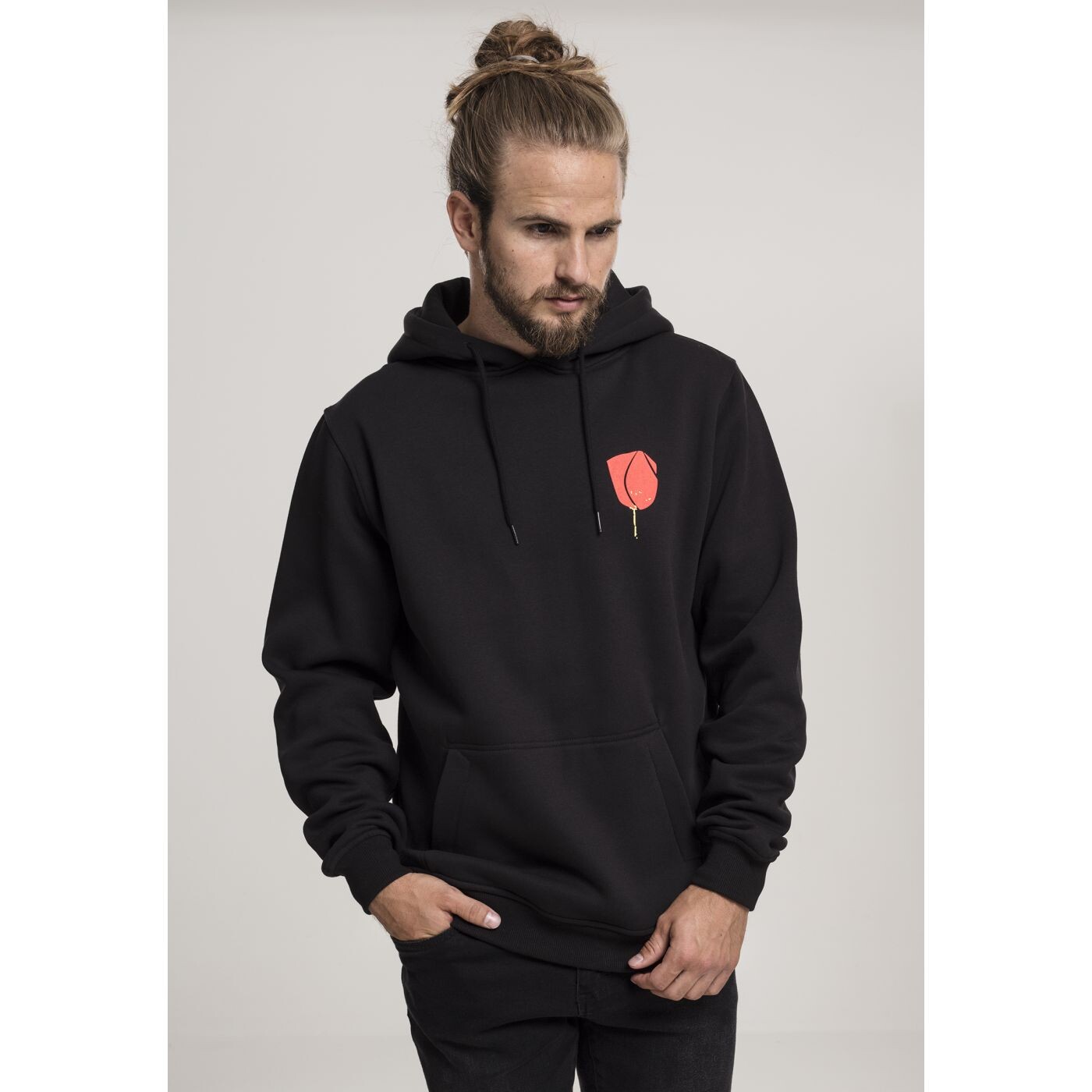 Godfather Rose Hoody Men's Sweatshirt - Black