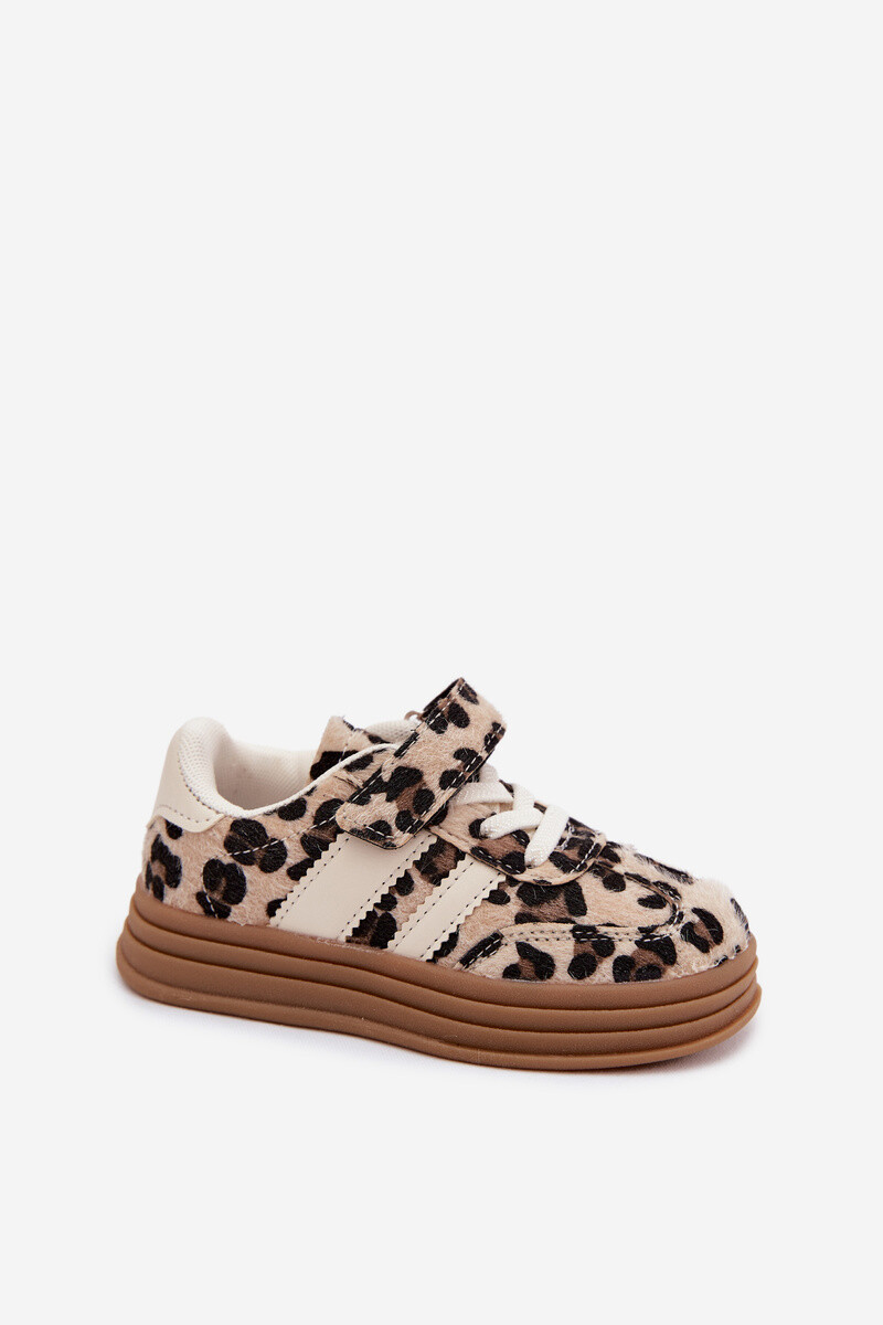 Detské tenisky Boto s leopardím vzorom