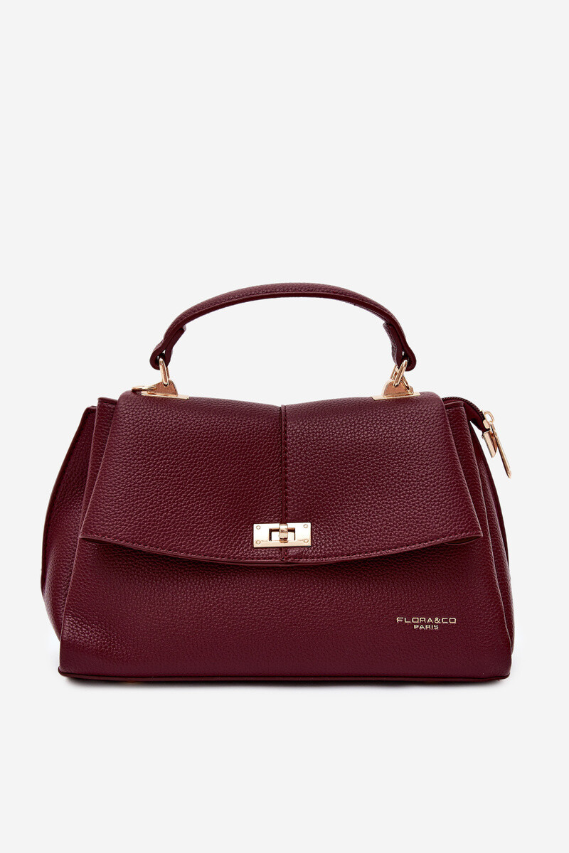 Flora&Co Dámska kabelka z eko kože, burgundy