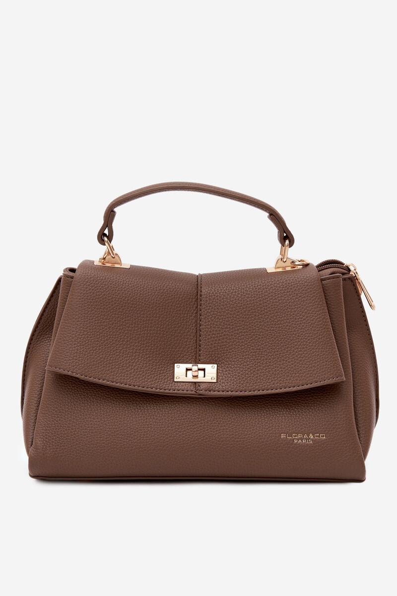 Flora&Co Dámska taška z ekokože taupe Sybella
