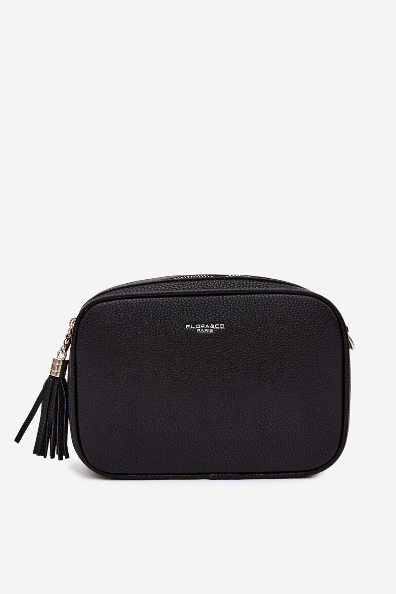 Dámska čierna crossbody kabelka Flora&Co