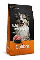 Calibra Dog EXPERT+ Adult Light & Sterilised Beef 2kg