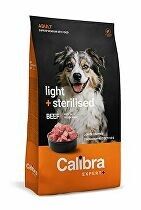 Calibra Dog EXPERT+ Adult Light & Sterilised Beef 750g