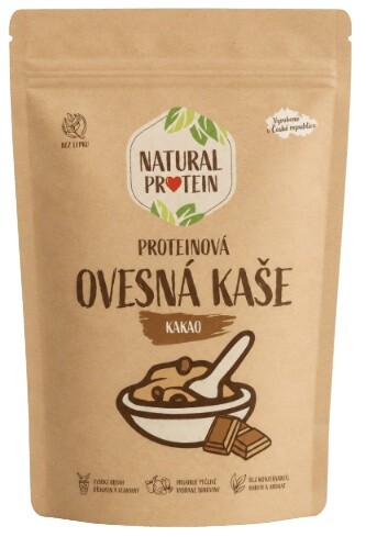 Natural protein proteinová ovesná kaše 360 g - kakao