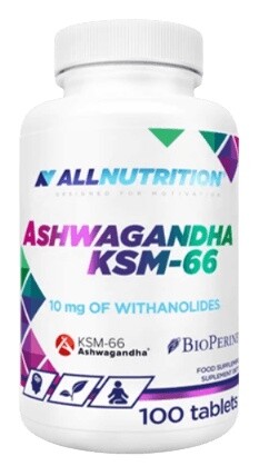 Allnutrition ashwagandha ksm-66® 100 tablet
