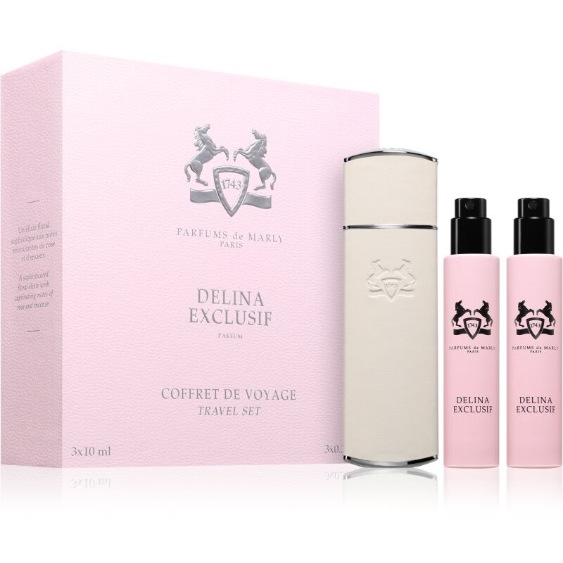 Parfums De Marly Delina Exclusif Travel Set cestovná sada s puzdrom pre ženy