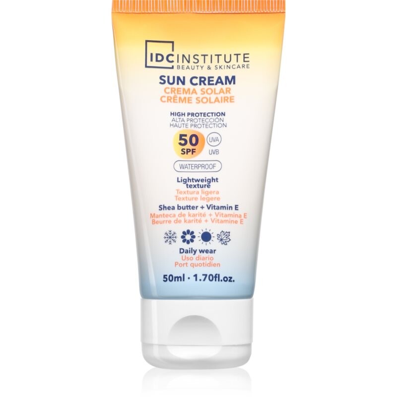 IDC Institute Sun Cream vodeodolný krém na opaľovanie SPF 50 50 ml