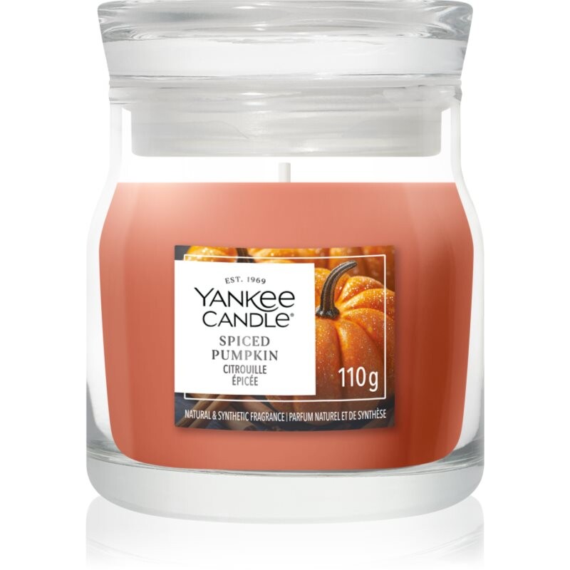 Yankee Candle Spiced Pumpkin vonná sviečka Signature 110 g