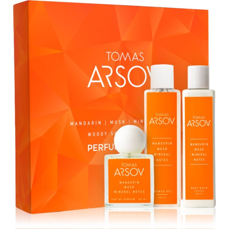 Tomas Arsov Mandarin Musk Mineral Notes darčeková sada unisex 3 ks