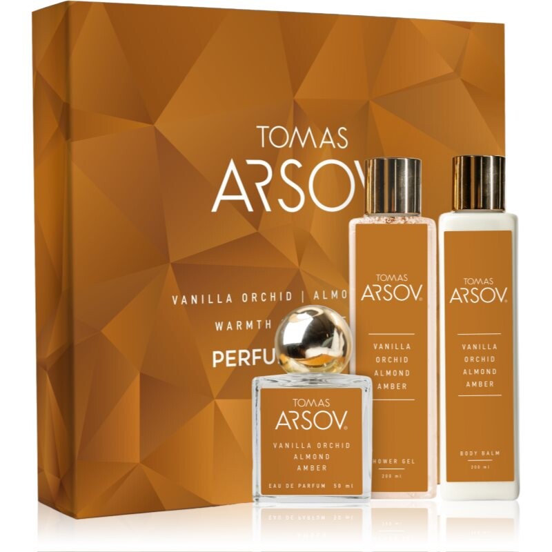 Tomas Arsov Vanilla Almond Milk Amber darčeková sada unisex