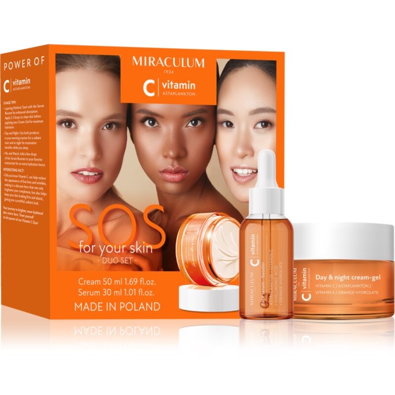 Miraculum SOS For your skin Astaplankton Set darčeková sada na tvár 2 ks