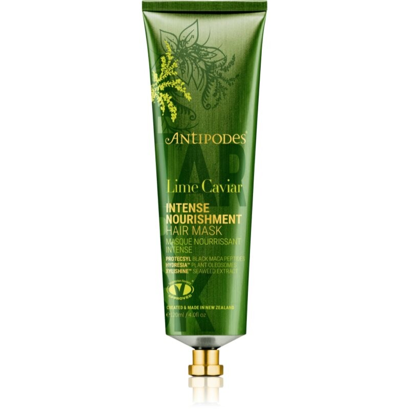Antipodes Lime Caviar Intense Nourishment Hair Mask intenzívne vyyživujúca maska na vlasy 120 ml