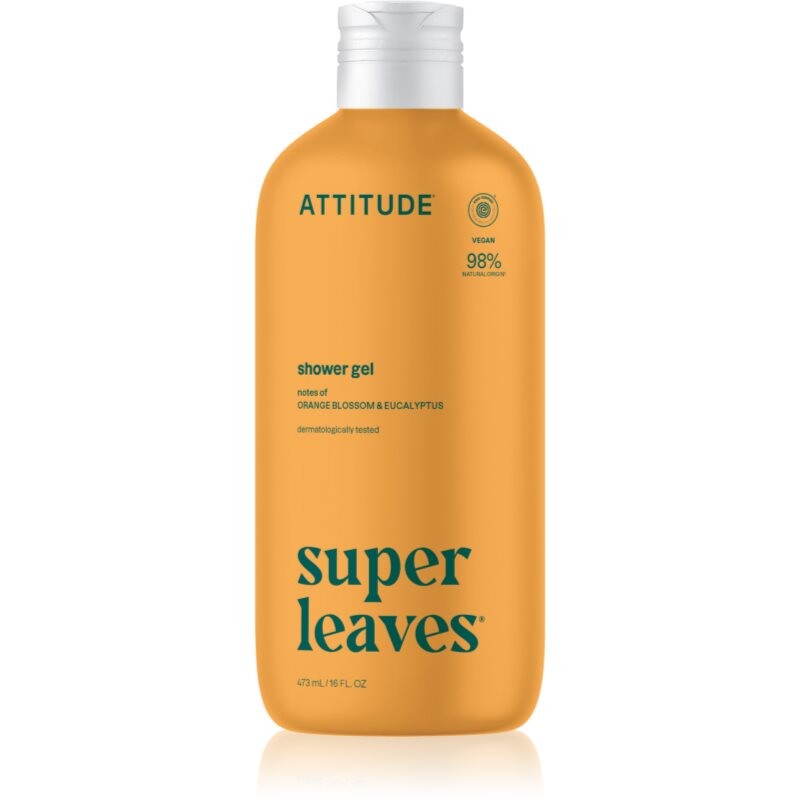 Attitude Super Leaves Coconut & Wild Berries sprchový gél Orange Blossom & Eucalyptus 473 ml