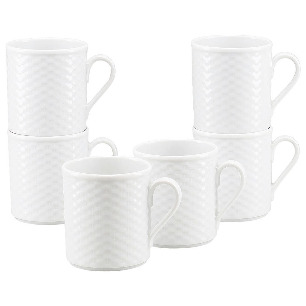 Creatable SADA HRNČEKOV NA KÁVU Polo weiss  6-dielne