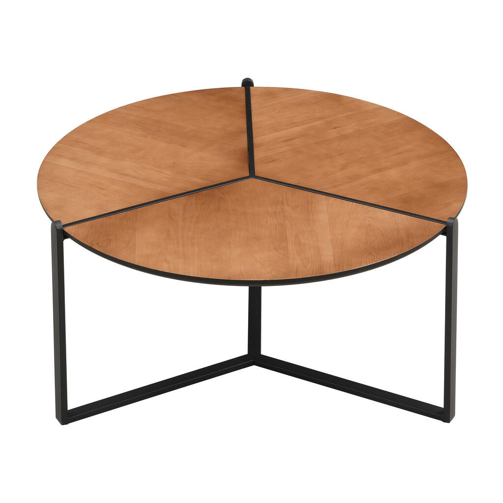 MID.YOU KONFERENČNÝ STOLÍK, hnedá, čierna, kompozitné drevo, 80/80/42 cm