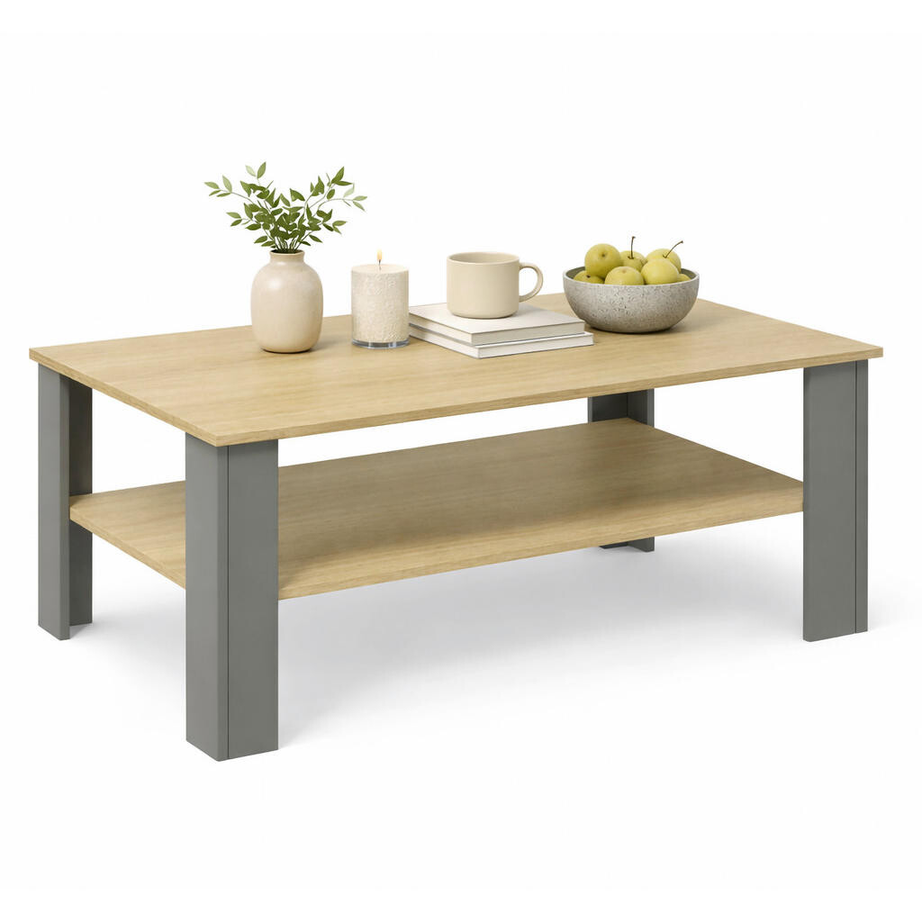 Livetastic KONFERENČNÝ STOLÍK, antracitová, medová, kompozitné drevo, 100/55/44 cm