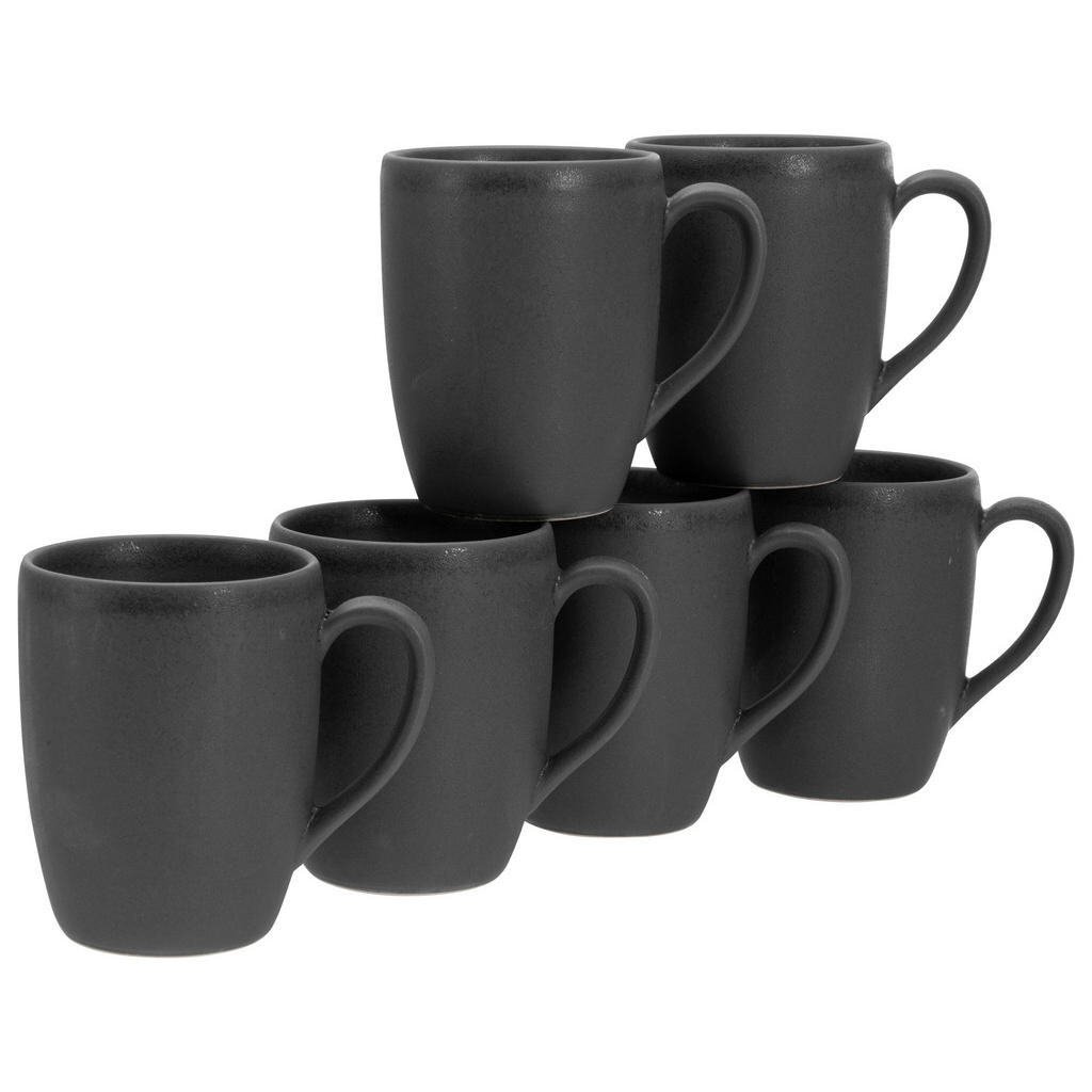Creatable SADA HRNČEKOV NA KÁVU Soft Touch Black  6-dielne