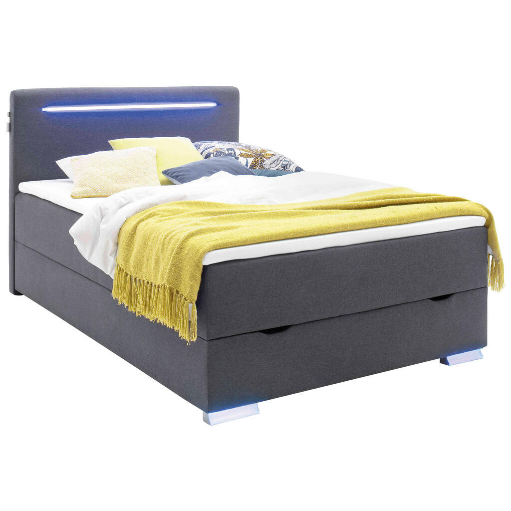 Boxxx BOXSPRINGOVÁ POSTEĽ, 140/200 cm, antracitová