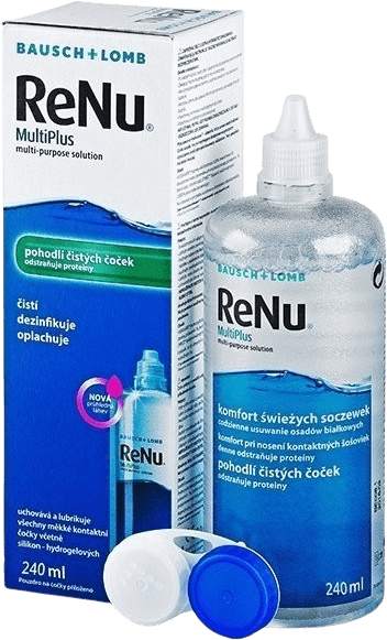 RENU Bausch&Lomb MultiPlus Multi-Purpose roztok na kontaktné šošovky. 240 ml