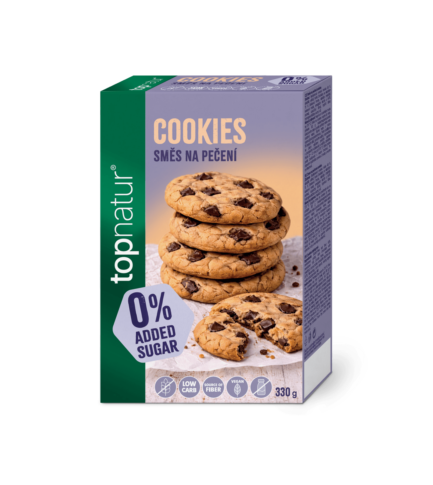 TOPNATUR No Added Sugar Zmes na cookies 330 g