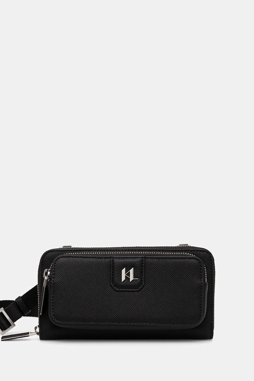 Kožená kabelka Karl Lagerfeld K/MONOGRAM