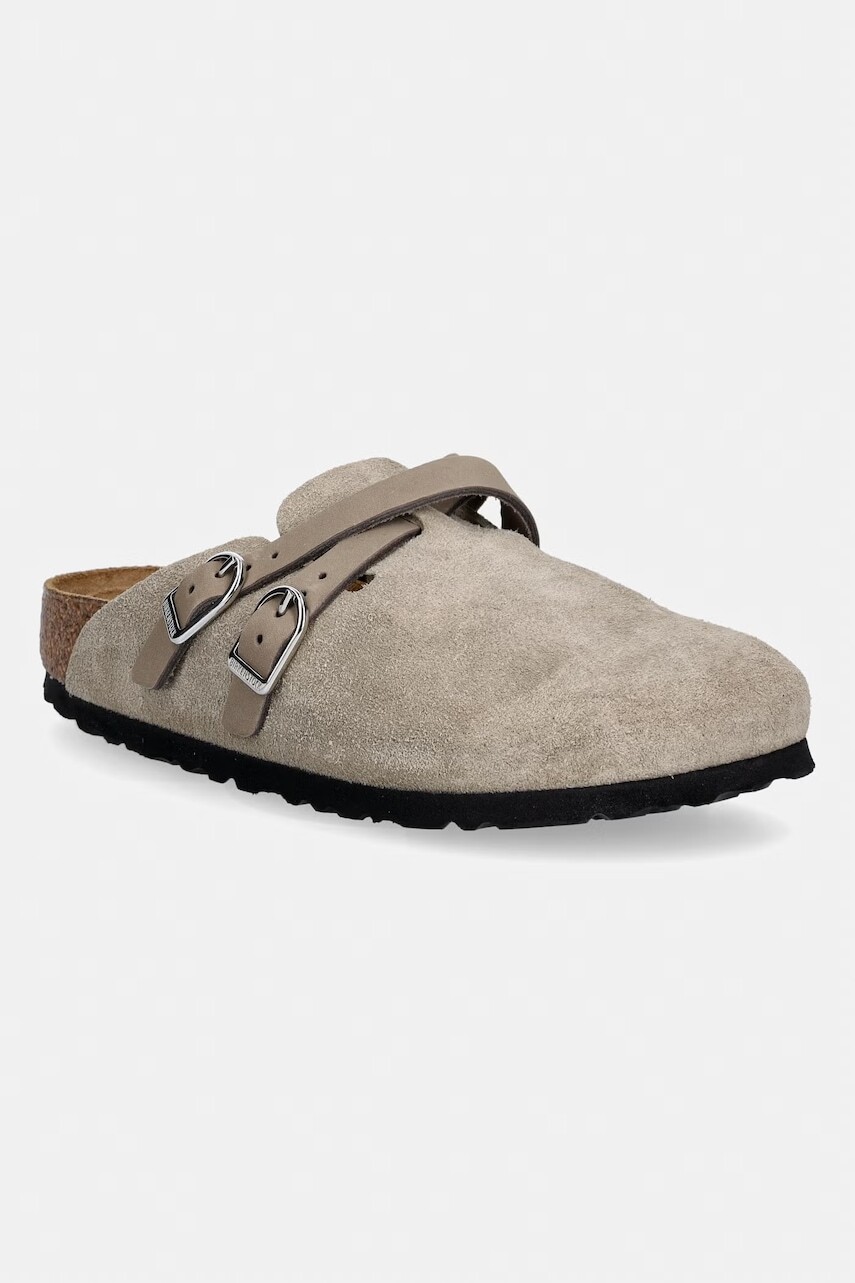 Birkenstock šľapky mules dámske semišové Blair Suede Leather