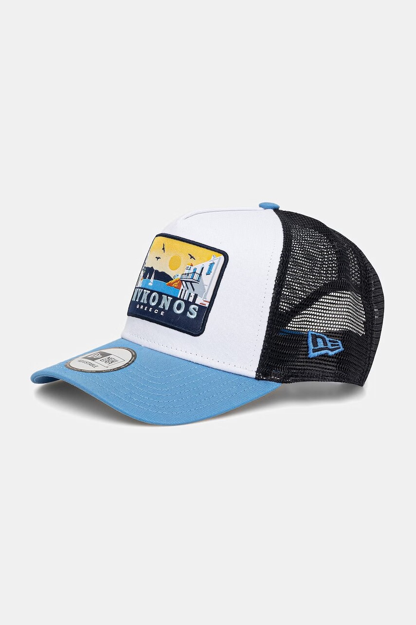 New Era šiltovka trucker s bavlnou NE LOCATION PATCH TRUCKER