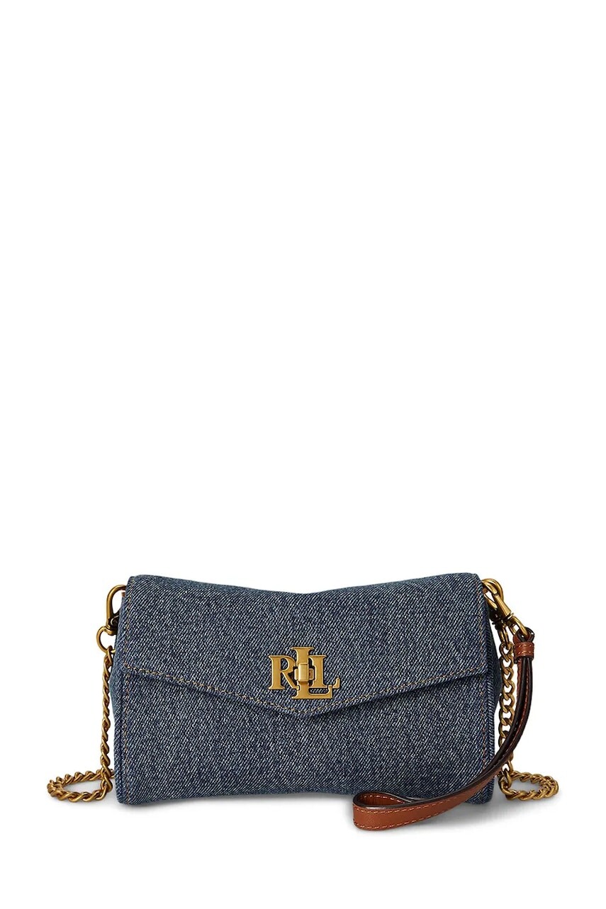 Lauren Ralph Lauren crossbody kabelka dámska rifľová