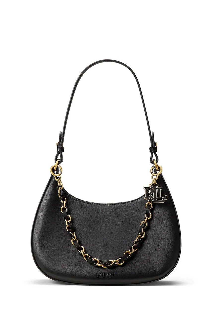 Lauren Ralph Lauren kabelka hobo dámska kožená