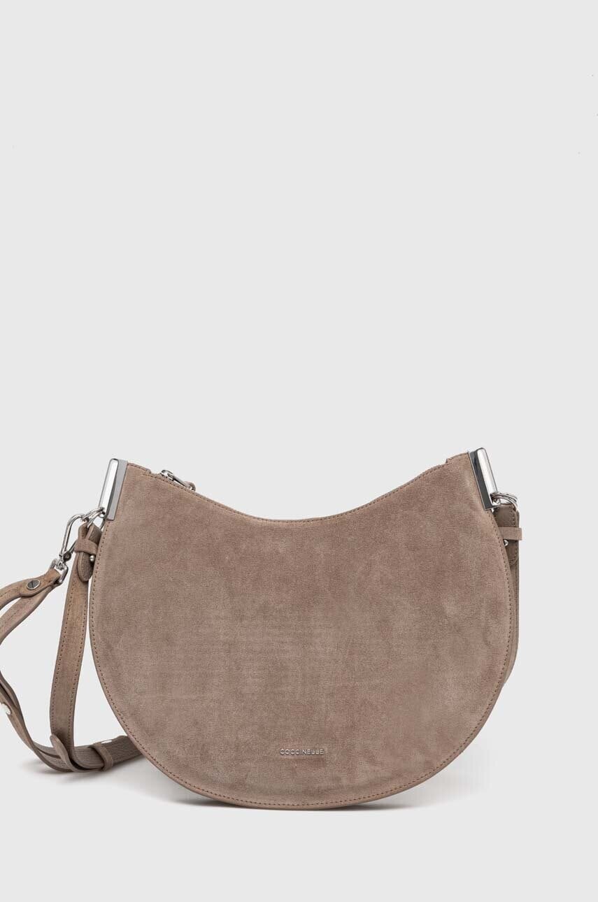 Coccinelle crossbody kabelka dámska semišová COCCINELLESUNUP SUEDE