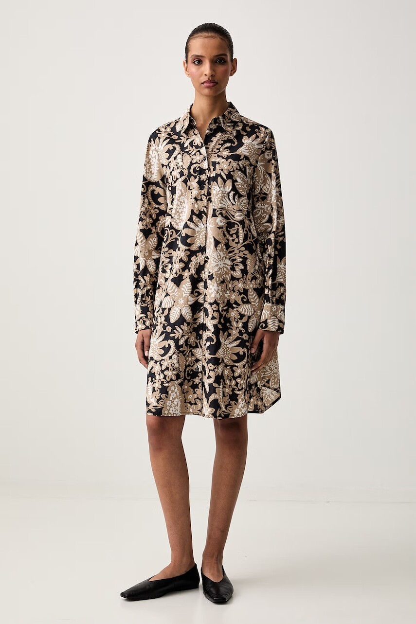 Marc O'Polo košeľové šaty bavlnené
