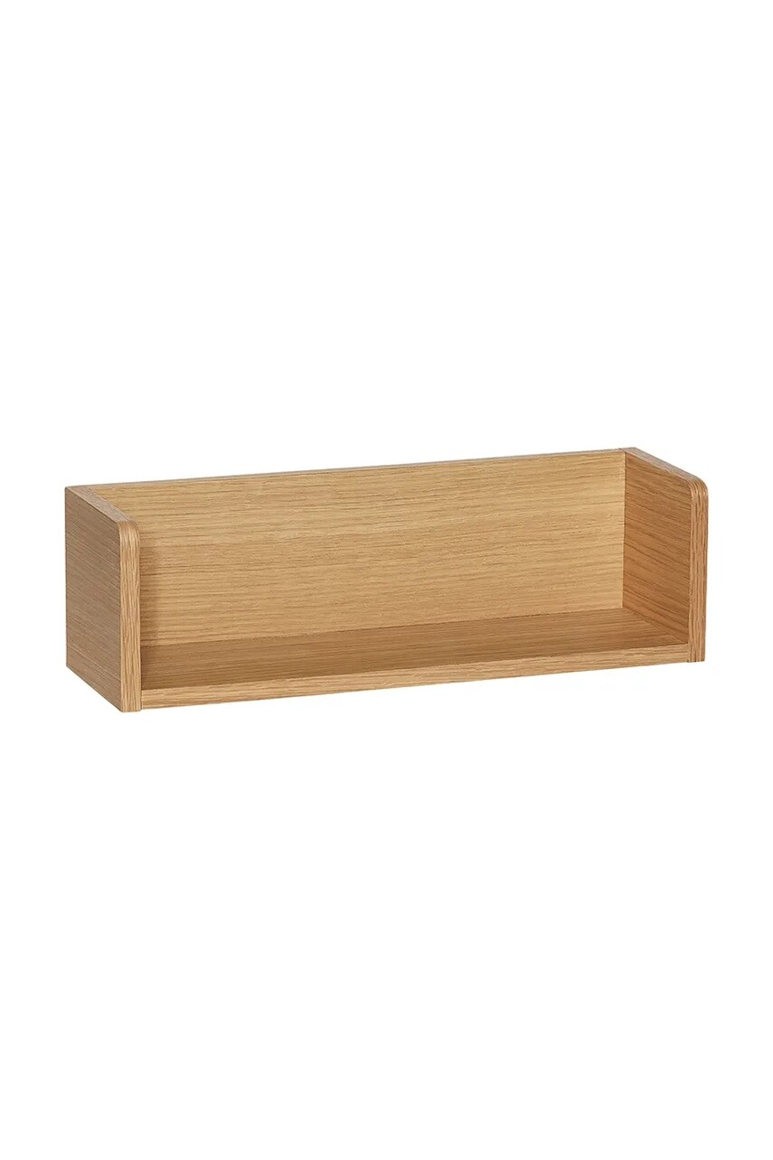 Hübsch polica nástenná z dubovej dyhy 40 x 12 x 12 cm