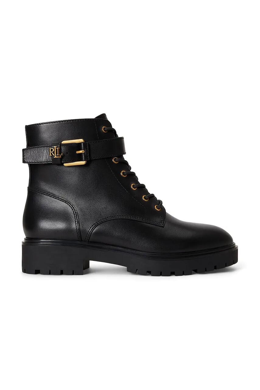 Lauren Ralph Lauren chelsea čižmy dámske kožené Allyson Logo