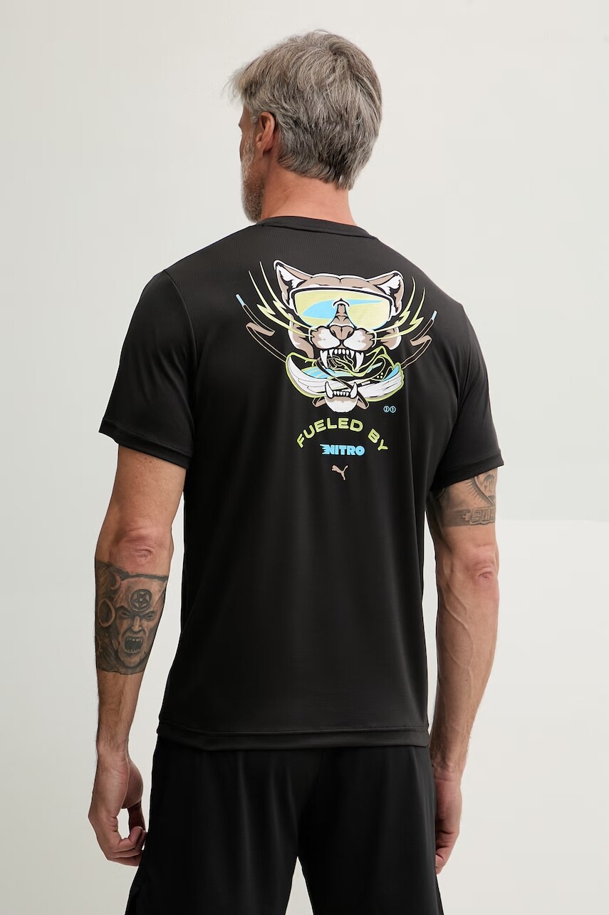 Puma tréningové tričko pánske Run Nitro Graphic