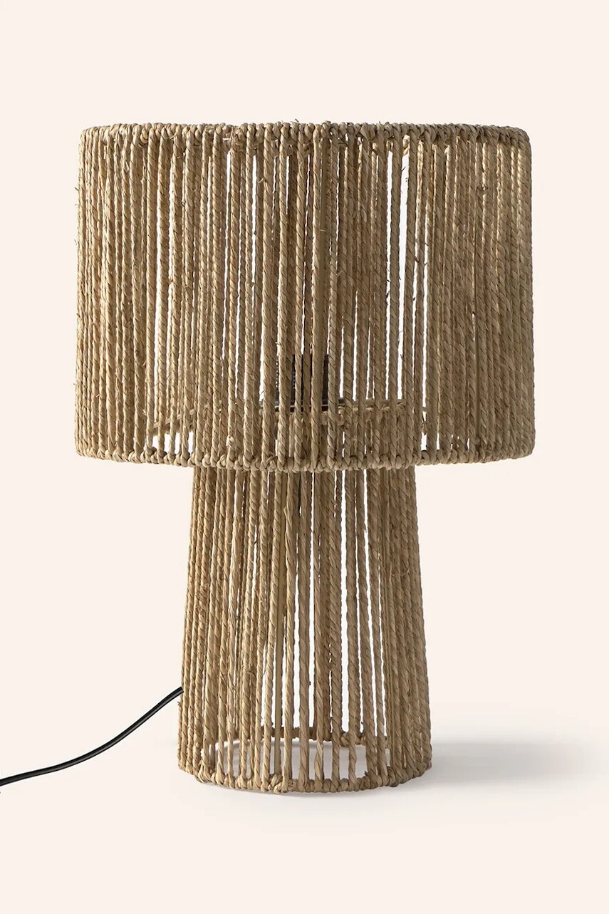 Calma House lampa stolná z morskej trávy 46 x 30 cm
