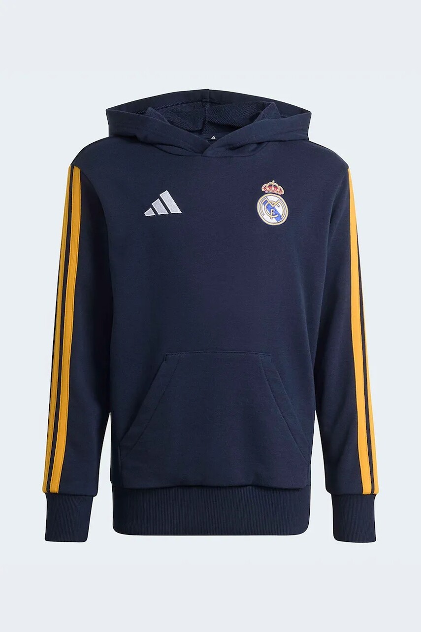 adidas Performance mikina s kapucňou detská s bavlnou REAL MADRID
