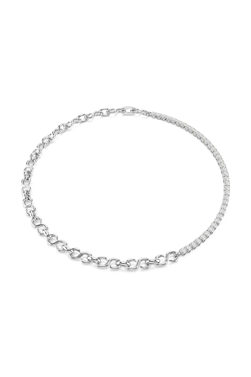 Swarovski náhrdelník dámsky kovový so zirkónom MATRIX