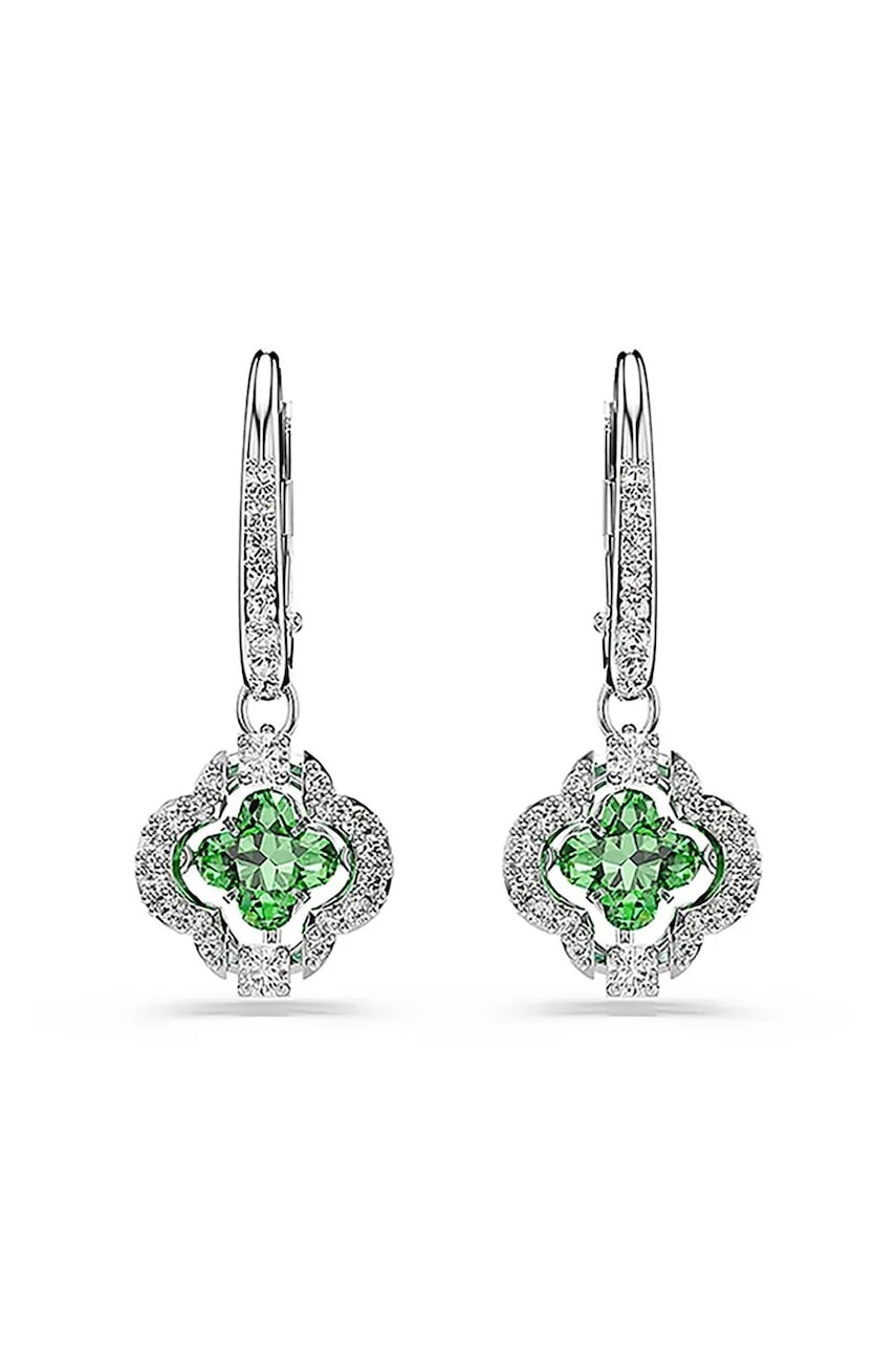 Swarovski náušnice dámske kovové so zirkónom UNA