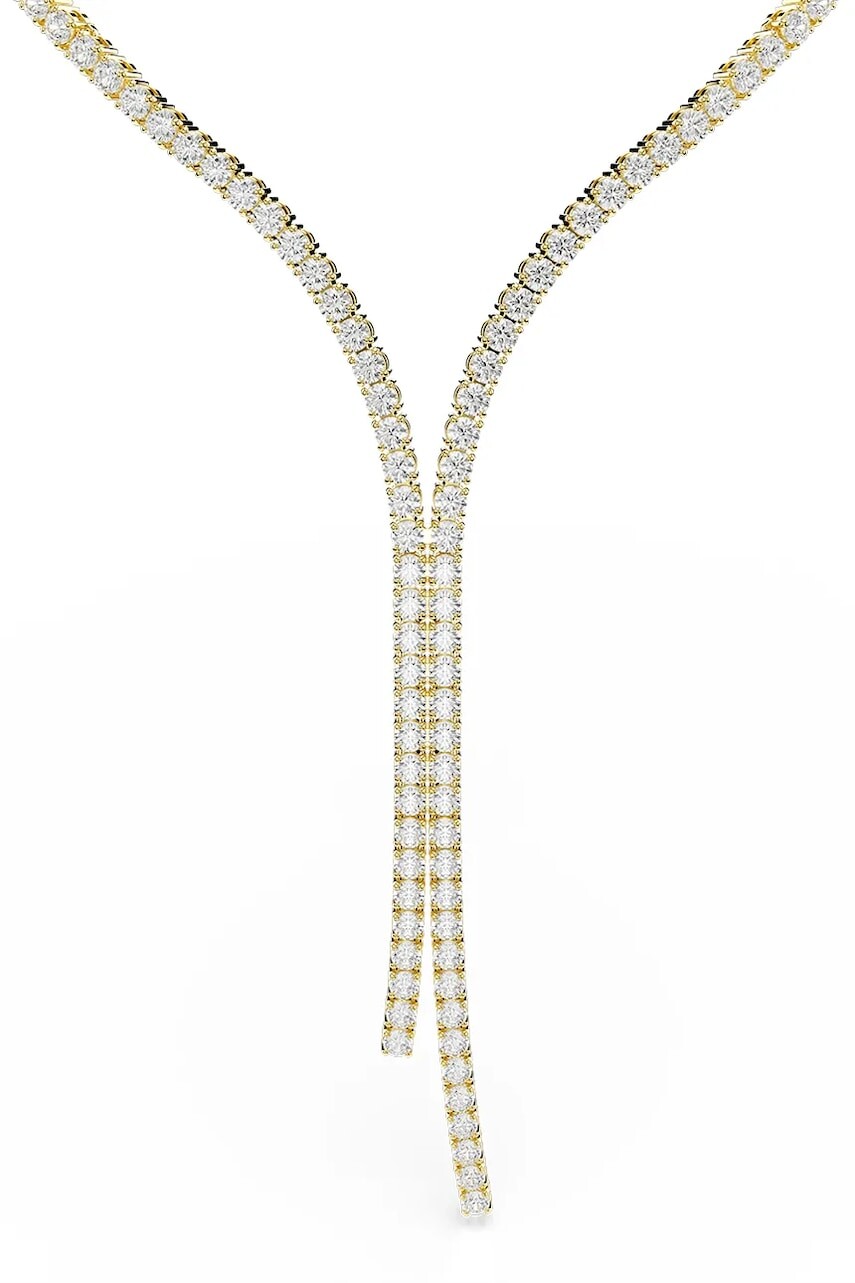 Swarovski náhrdelník dámsky pozlátený zirkónový MATRIX