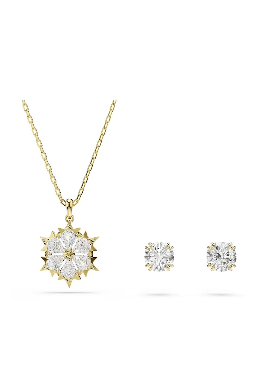 Swarovski náhrdelník a náušnice dámske pozlátené so zirkónom MAGIC